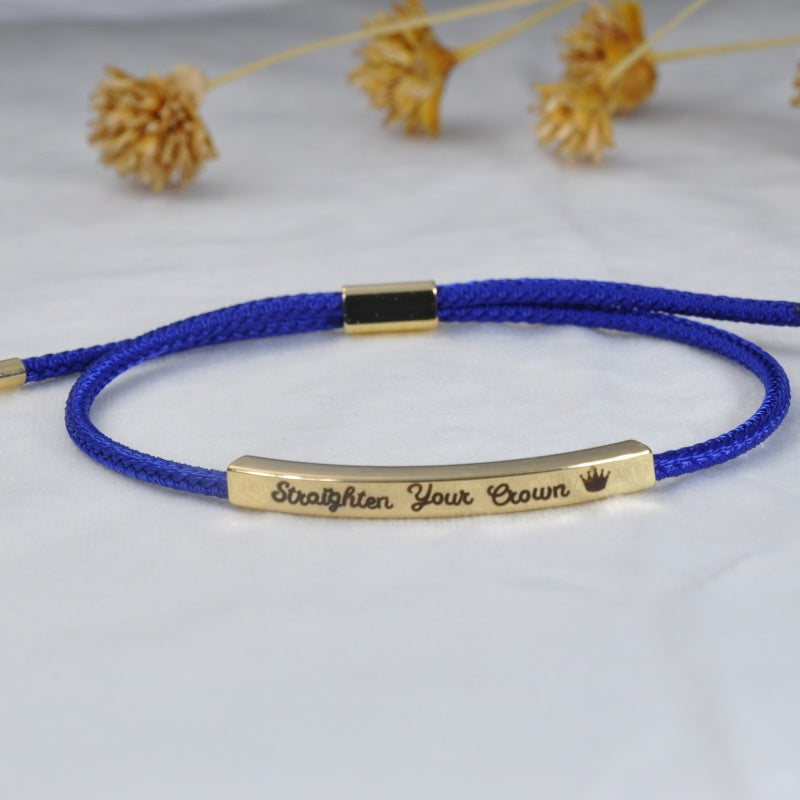 Straighten your Crown Tube Bracelet