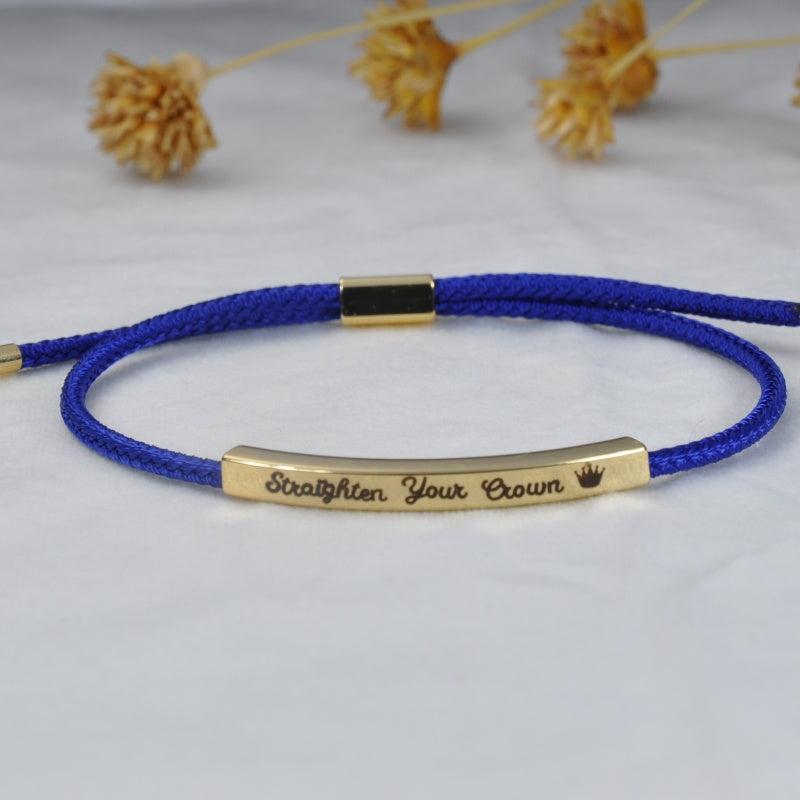 Straighten your Crown Tube Bracelet