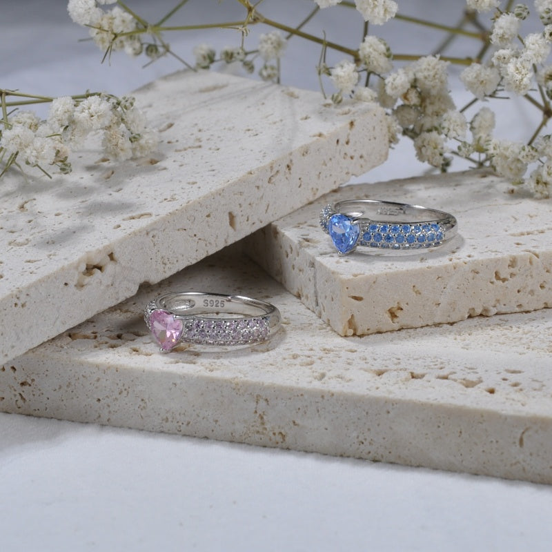 I'm Choosing My Peace Heart-Cut Ring