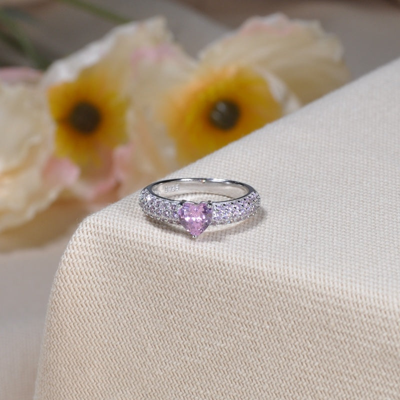 I'm Choosing My Peace Heart-Cut Ring