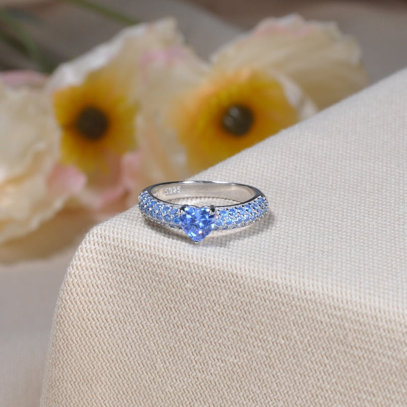 I'm Choosing My Peace Heart-Cut Ring