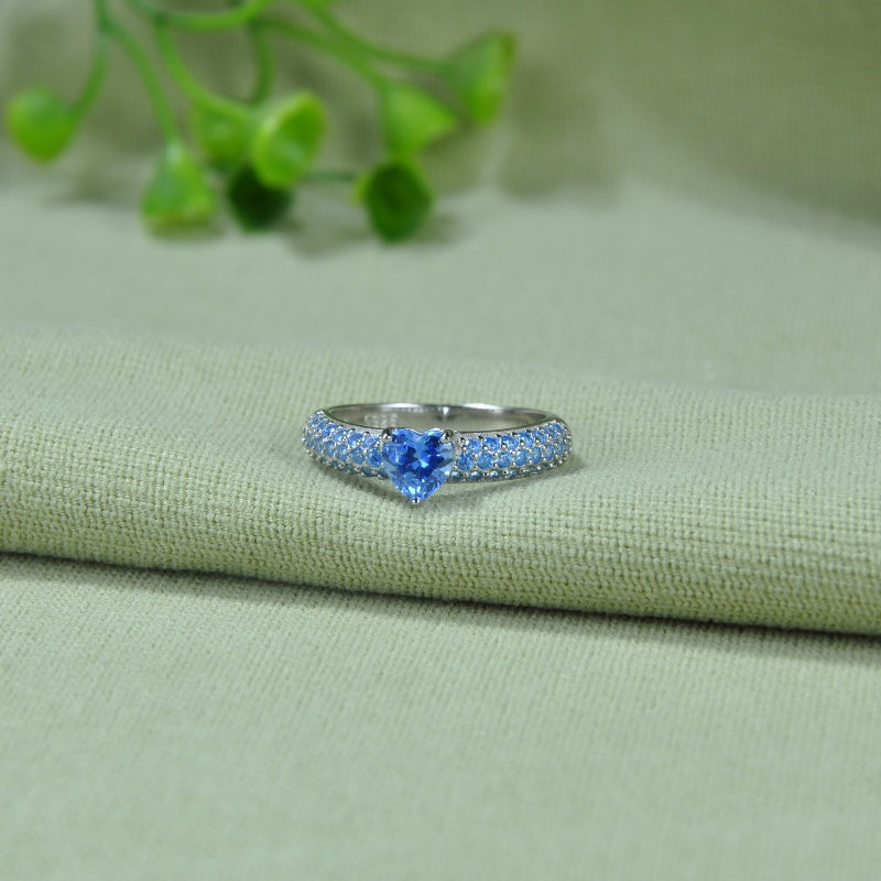 I'm Choosing My Peace Heart-Cut Ring