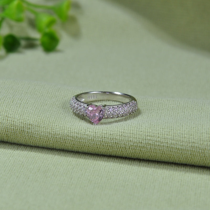 I'm Choosing My Peace Heart-Cut Ring