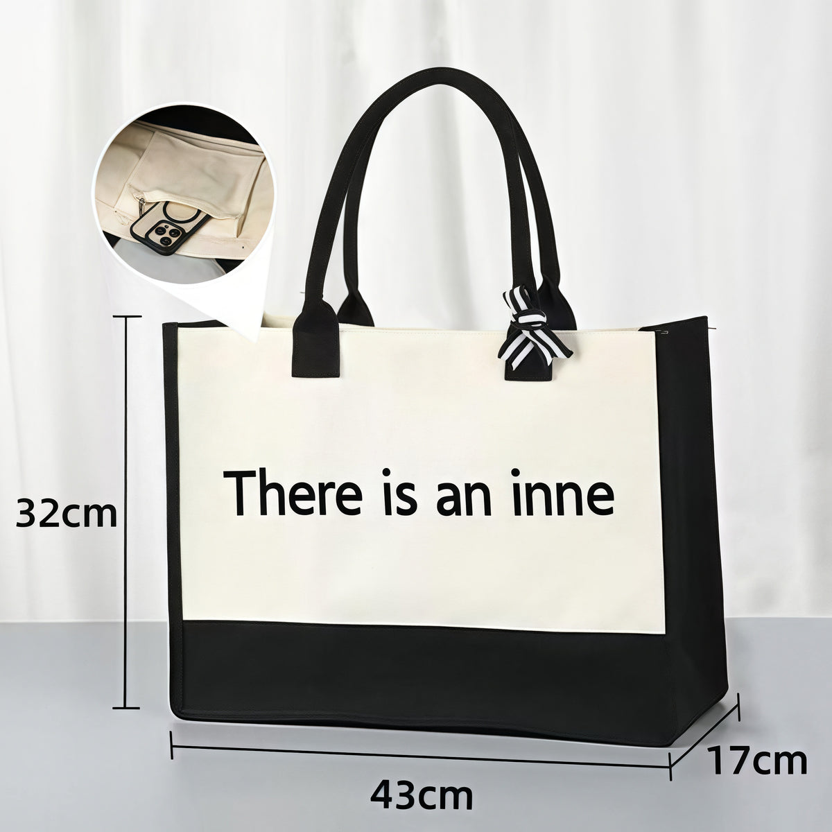 Personalized Birth Flower Bouquet Cartoon Teacher Character Reusable Large Canvas Tote Bag with Name Anniversary Gift for Women Girls